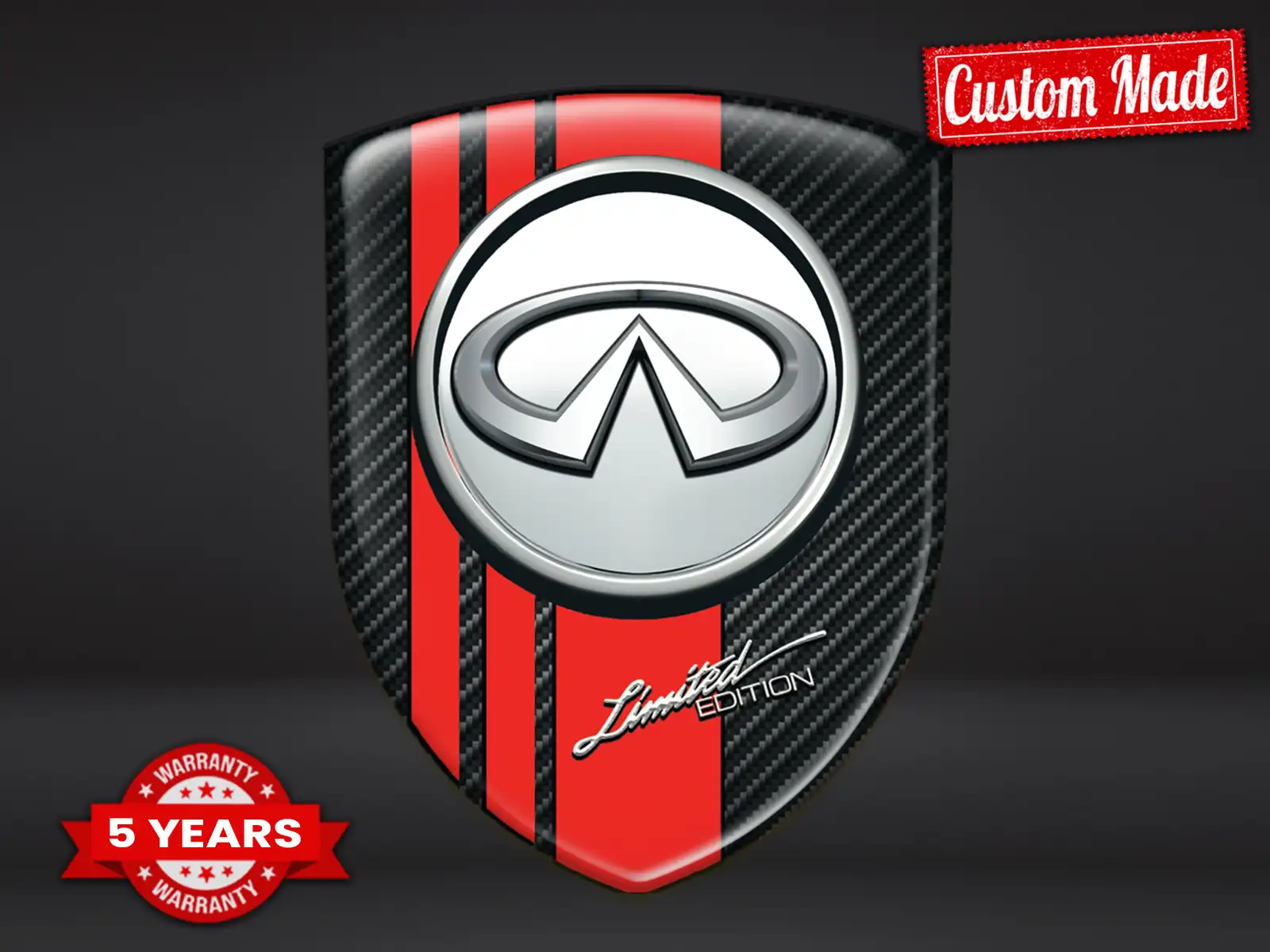 Infiniti Pegatinas Auto Profesionales Modernas Resistente Estilo